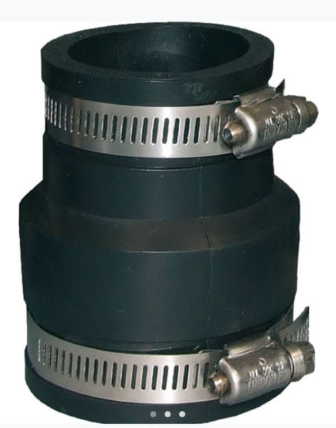 Flexible PVC-Manschette reduziert in verschiedenen Größen