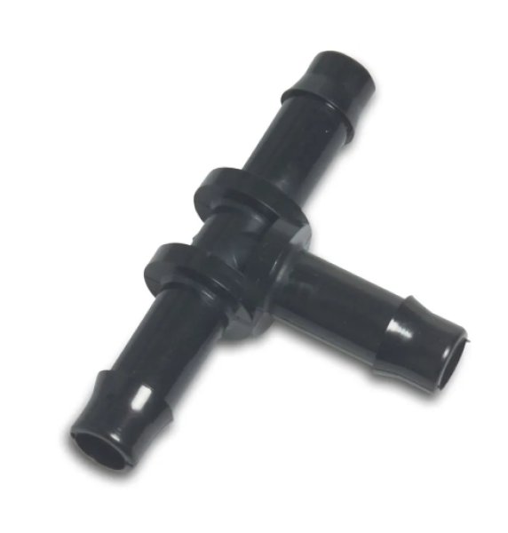 T-Stück 90° PA (Nylon) mit 3 x Schlauchtülle in verschiedenen Größen