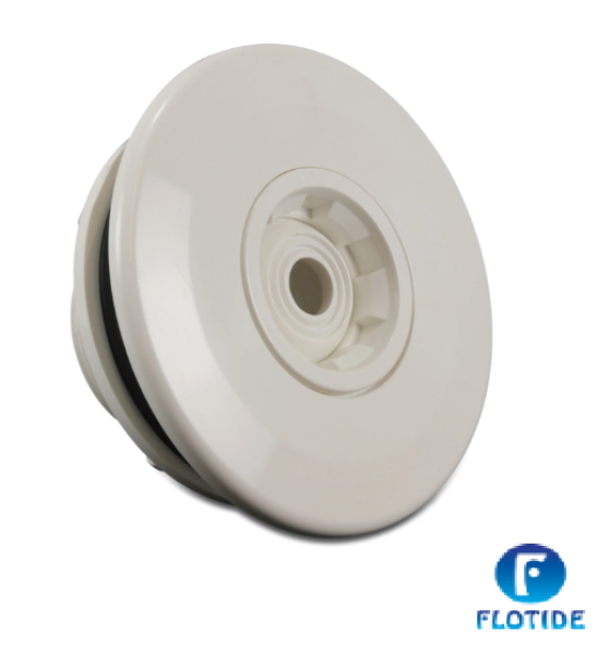 Verstellbare Einlaufdüse Material ABS Hersteller FLOTIDE Klebemuffe x Außengewinde Weiß für Linienbecken