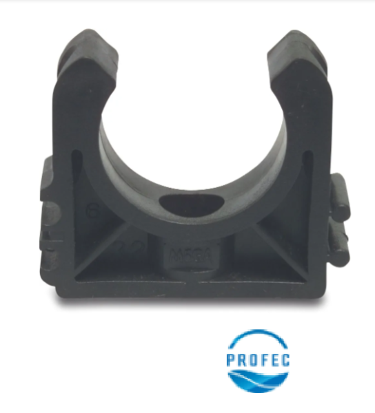 Rohrschelle PP Schwarz Type 2 in verschiedenen Größen