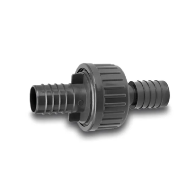 Rückschlagklappe PVC-U Schlauchtülle Grau in verschiedenen Maßen