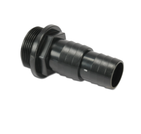 Adapter ABS 32 & 38 mm schwarz mit O-Ring