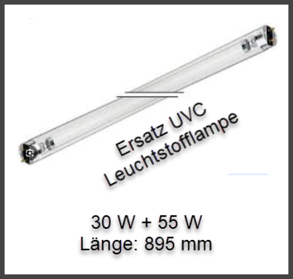 Ersatzlampen für UVC TMC TL 30 Watt + TL 55 Watt