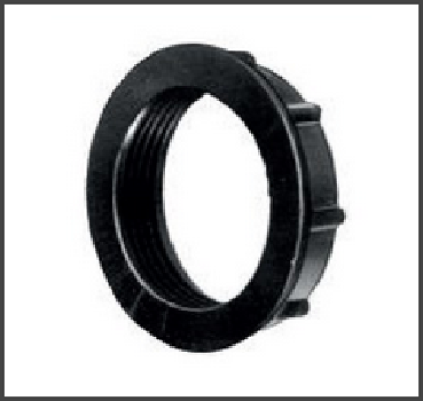 Mutter Material PP Schwarz mit Innengewinde