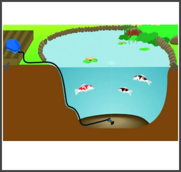 Sinkender Luftschlauch Innendurchmesser 4 mm Länge 10 Meter