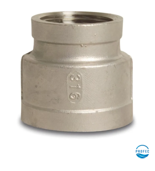 Edelstahl 316 Reduziermuffe mit 2x Innengewinde