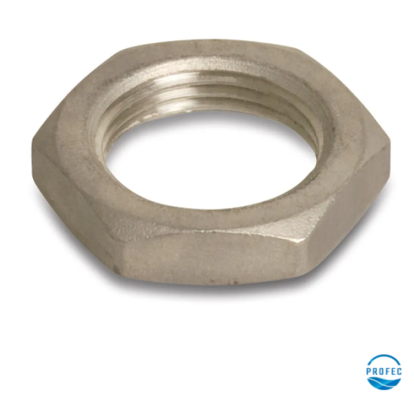 Edelstahl-Mutter mit Innengewinde Arbeitsdruck 16 bar