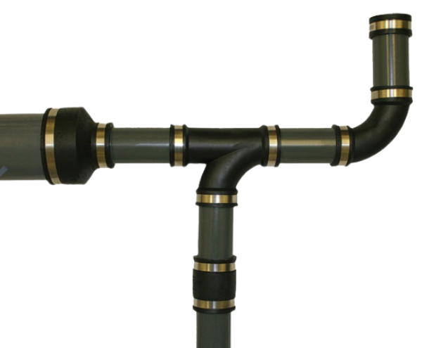 Flexible PVC-Manschette reduziert in verschiedenen Größen