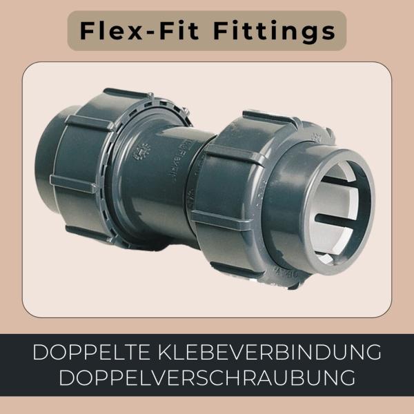 Flex-Fit Doppelte Klemmverschraubung